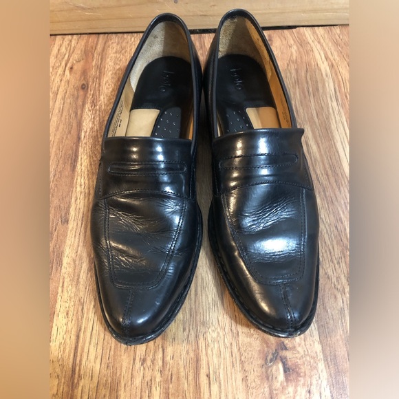 Vero Cuoio Black Leather Women’s Loafers - Picture 1 of 8